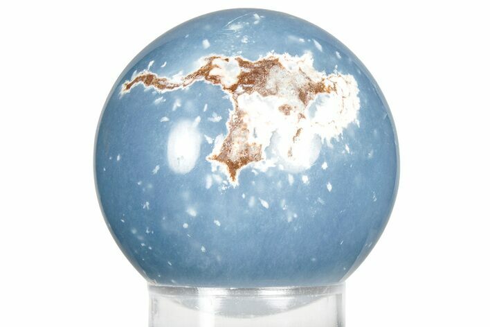 Polished Angelite (Blue Anhydrite) Sphere #359844